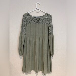 Sage green dress